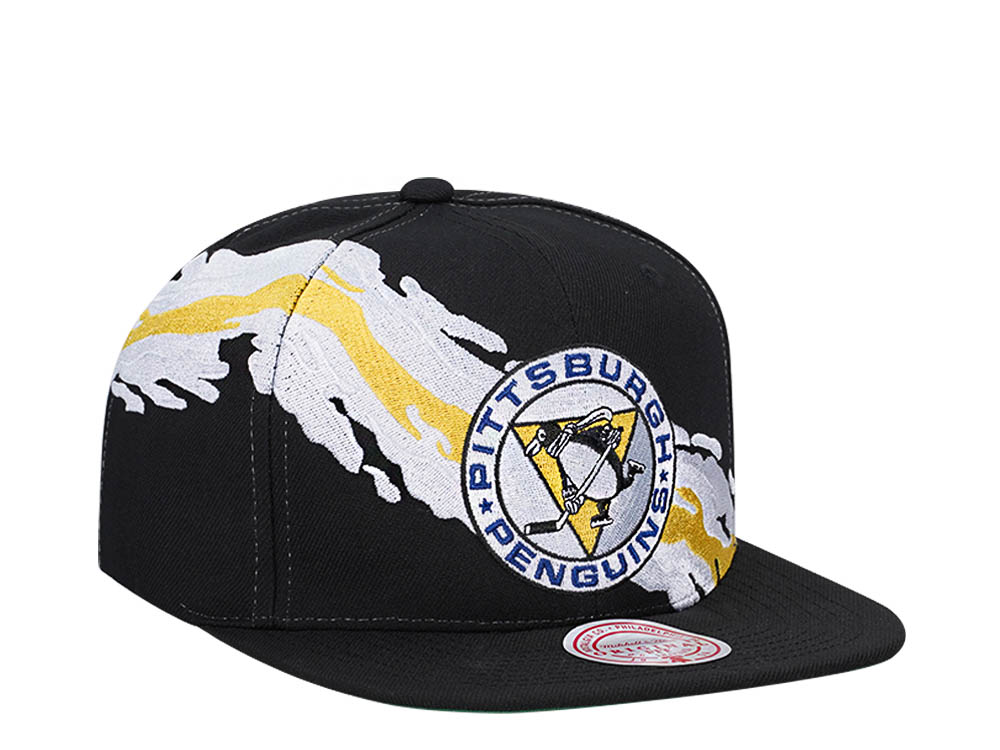 Mitchell & Ness Pittsburgh Penguins Vintage Paintbrush Snapback Casquette