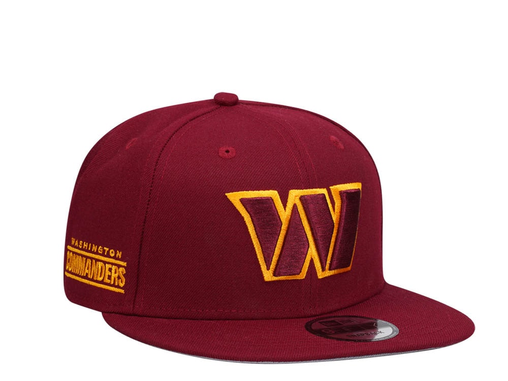 New Era Washington Commanders Maroon Classic Edition 9Fifty Snapback Casquette