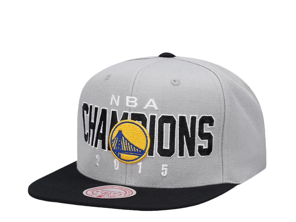 Mitchell & Ness Golden State Warriors Champions 2015 Hardwood Classic Snapback Casquette