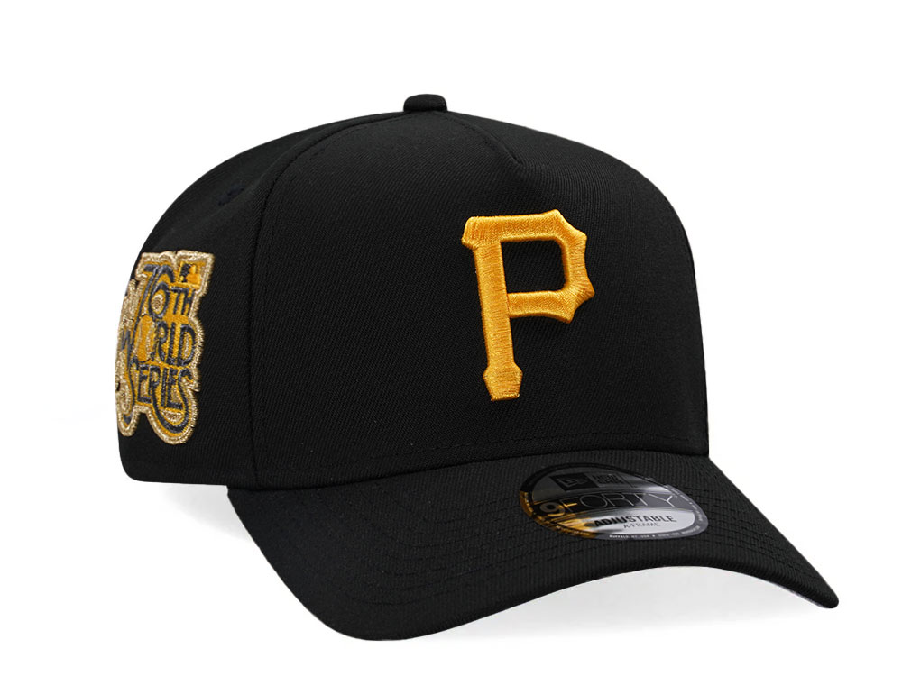 New Era Pittsburgh Pirates World Series 1979 Black Gold A Frame 9Forty Snapback Casquette