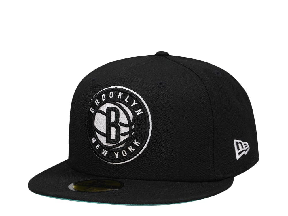 New Era Brooklyn Nets Black Teal Edition 59Fifty Fitted Casquette