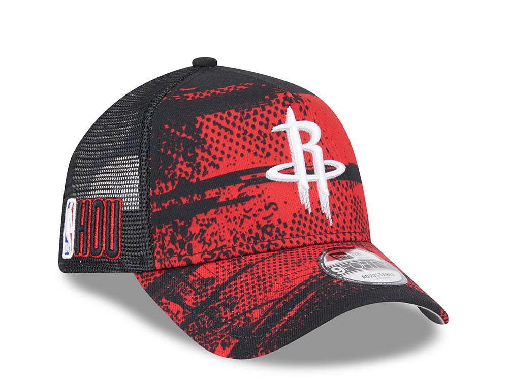 New Era Houston Rockets NBA Tip Off 2024 Trucker 9Forty A Frame Snapback Casquette