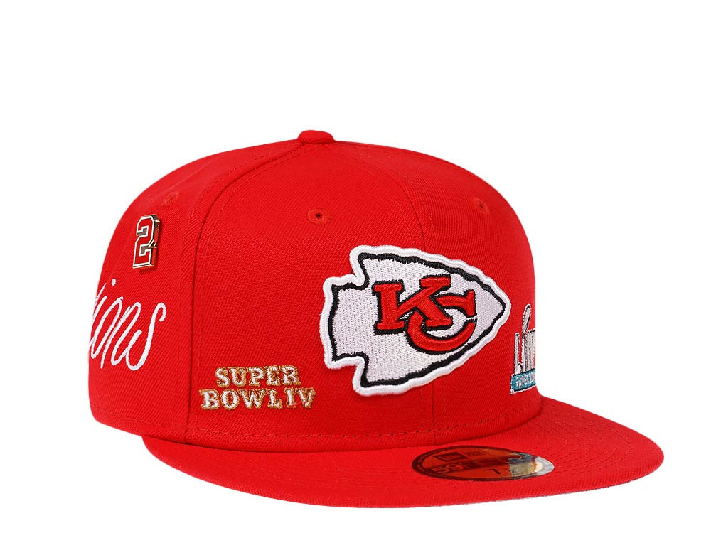 New Era Kansas City Chiefs Historicchamps Red 59Fifty Fitted Casquette