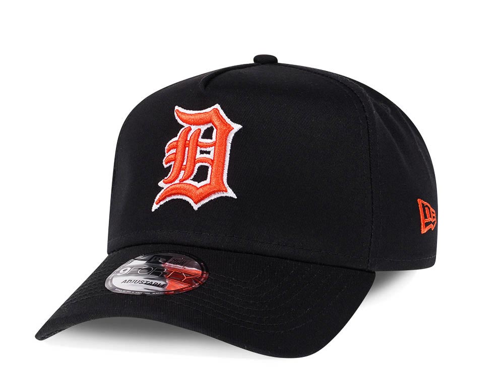 New Era Detroit Tigers Black 9Forty A Frame Snapback Casquette