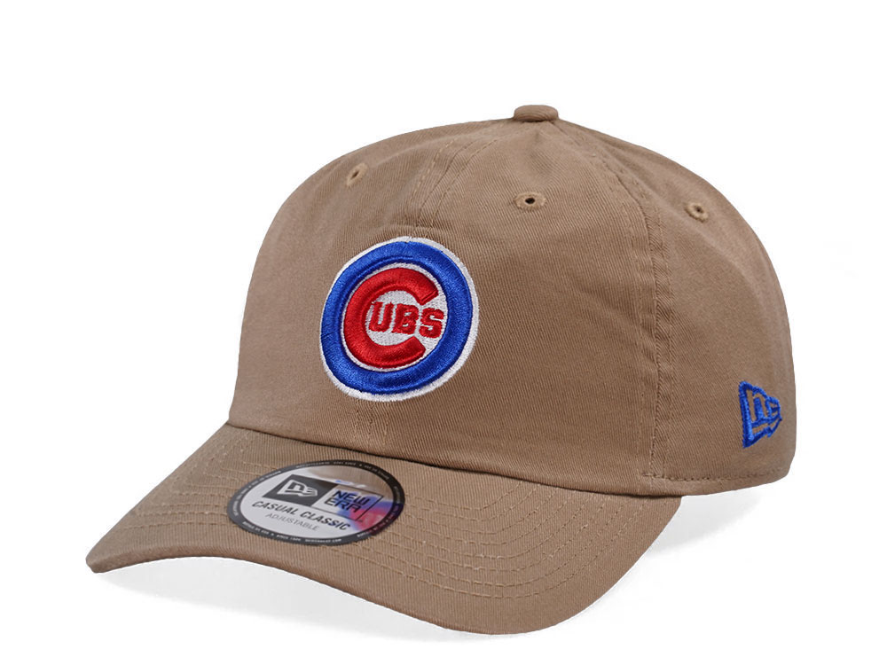 New Era Chicago Cubs Khaki Casual Classic Edition Strapback Casquette