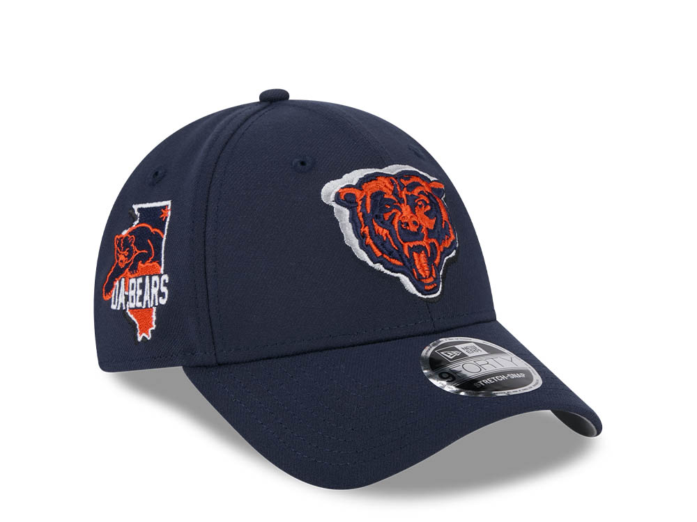 New Era Chicago Bears NFL24 Draft 9Forty Stretch Snapback Casquette