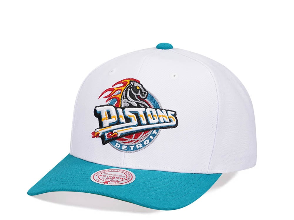 Mitchell & Ness Detroit Pistons Team Two Tone 2.0 Pro Snapback Casquette