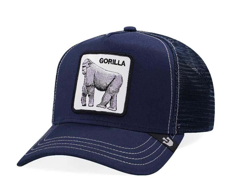 Goorin Bros Gorilla King of the Jungle Navy Trucker Snapback Casquette