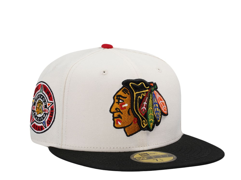 New Era Chicago Blackhawks All Star Game 1991 Chrome Two Tone Edition 59Fifty Fitted Casquette