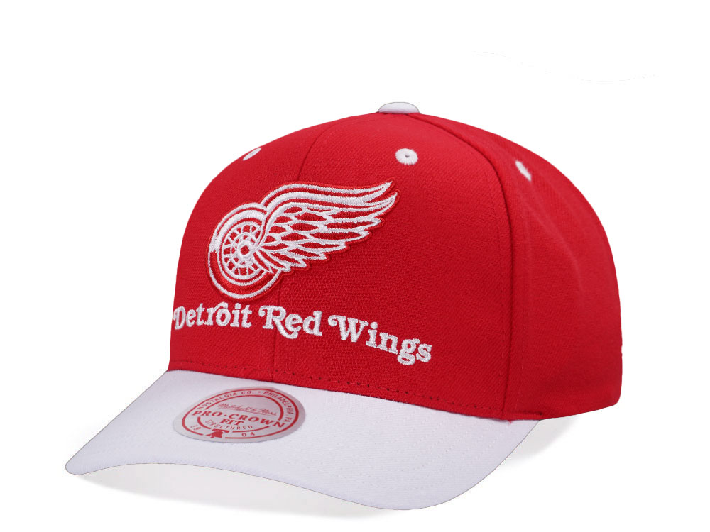 Mitchell & Ness Detroit Red Wings Two Tone Pro Crown Fit Snapback Casquette