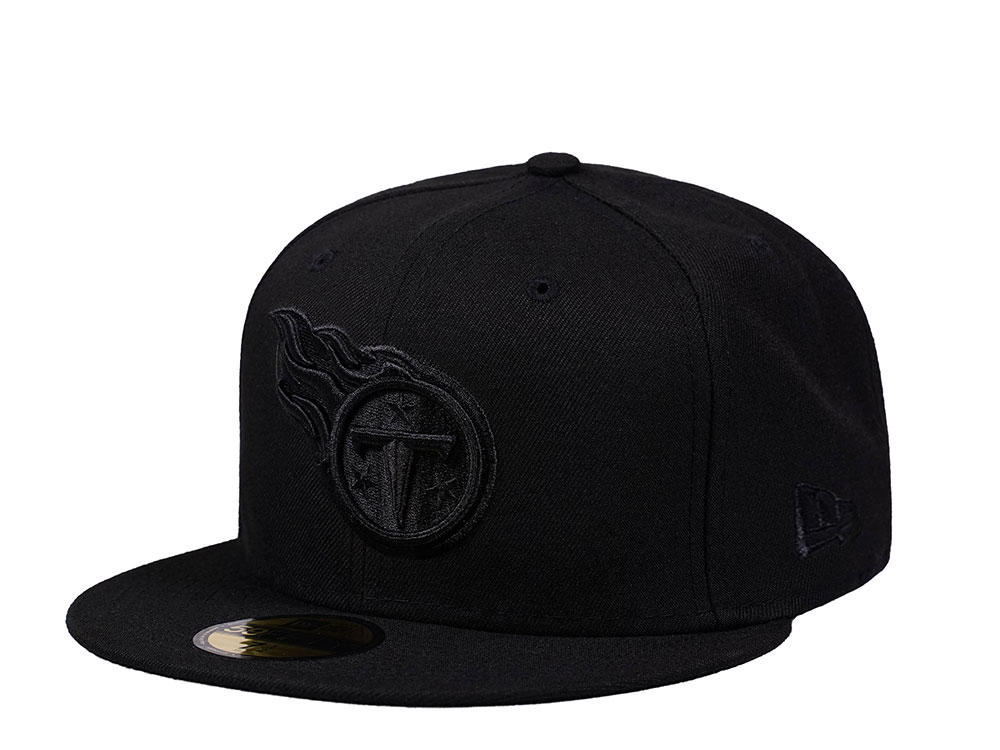 New Era Tennessee Titans Black on Black Edition 59Fifty Fitted Casquette