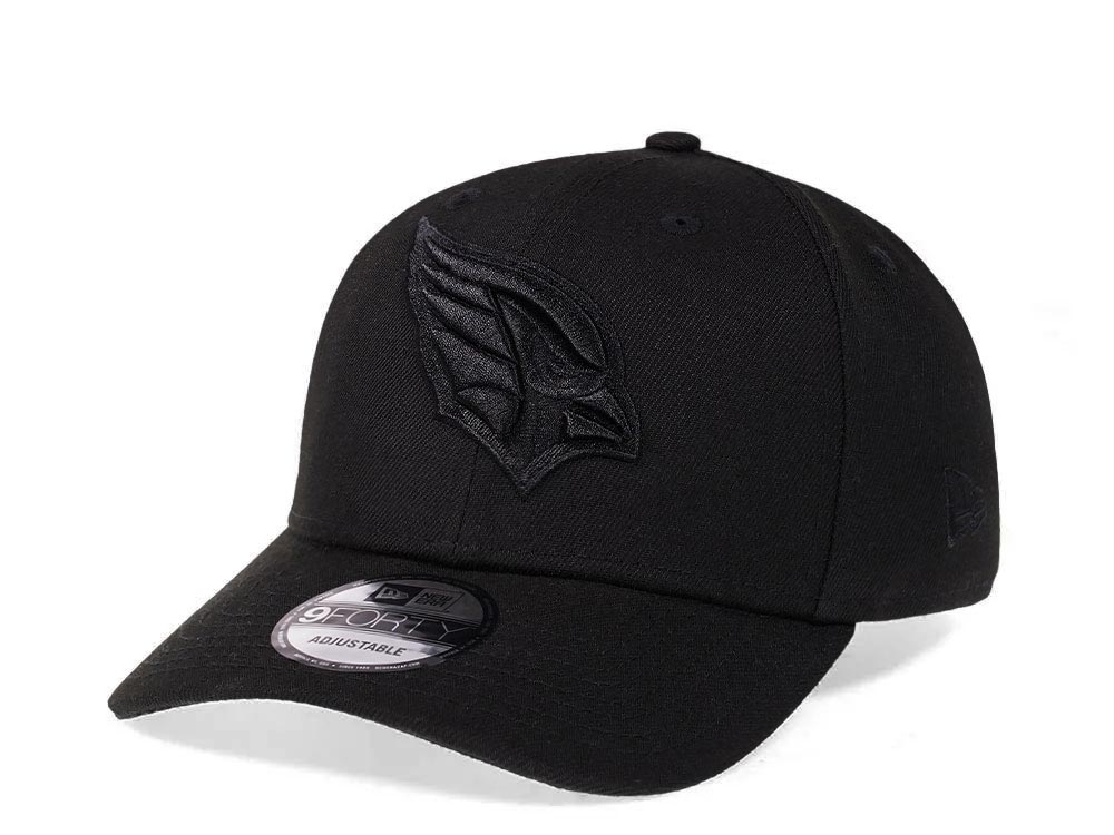 New Era Arizona Cardinals All Black 9Forty Snapback Casquette