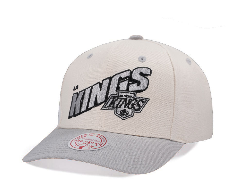 Mitchell & Ness Los Angeles Kings Chrome Two Tone Pro Crown Fit Snapback Casquette