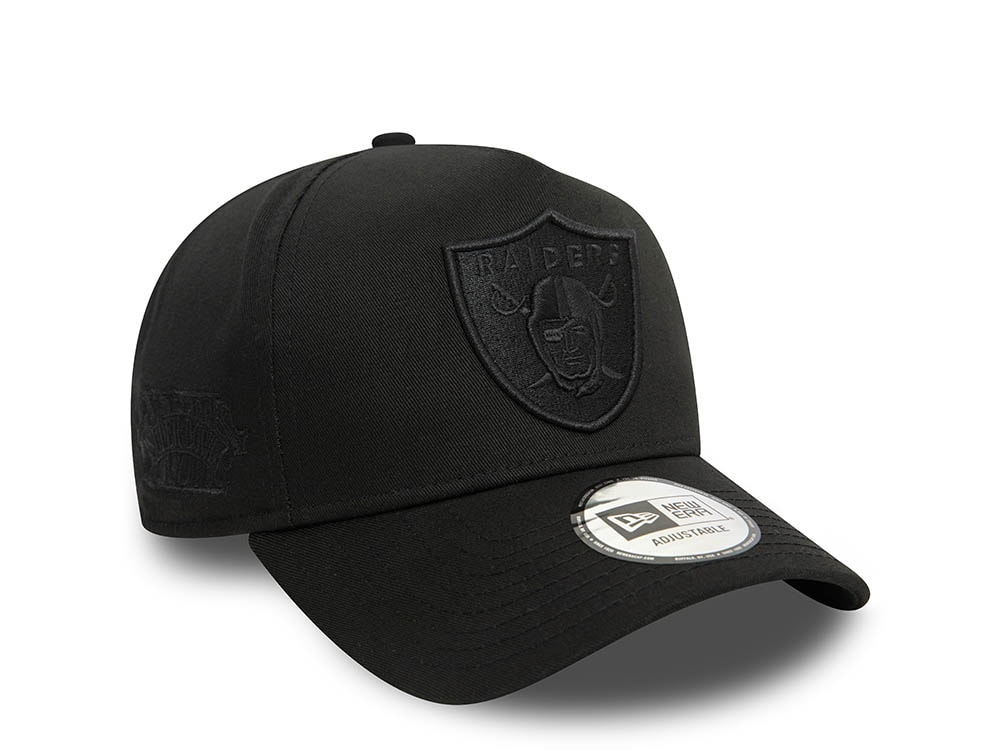 New Era Las Vegas Raiders Monochrome Black A Frame Snapback Casquette