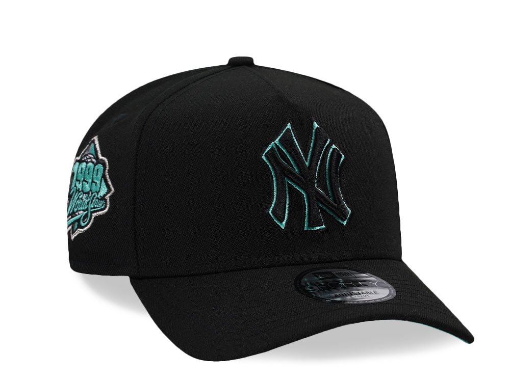 New Era New York Yankees World Series 1999 Black Tiffany Edition 9Forty A Frame Snapback Casquette