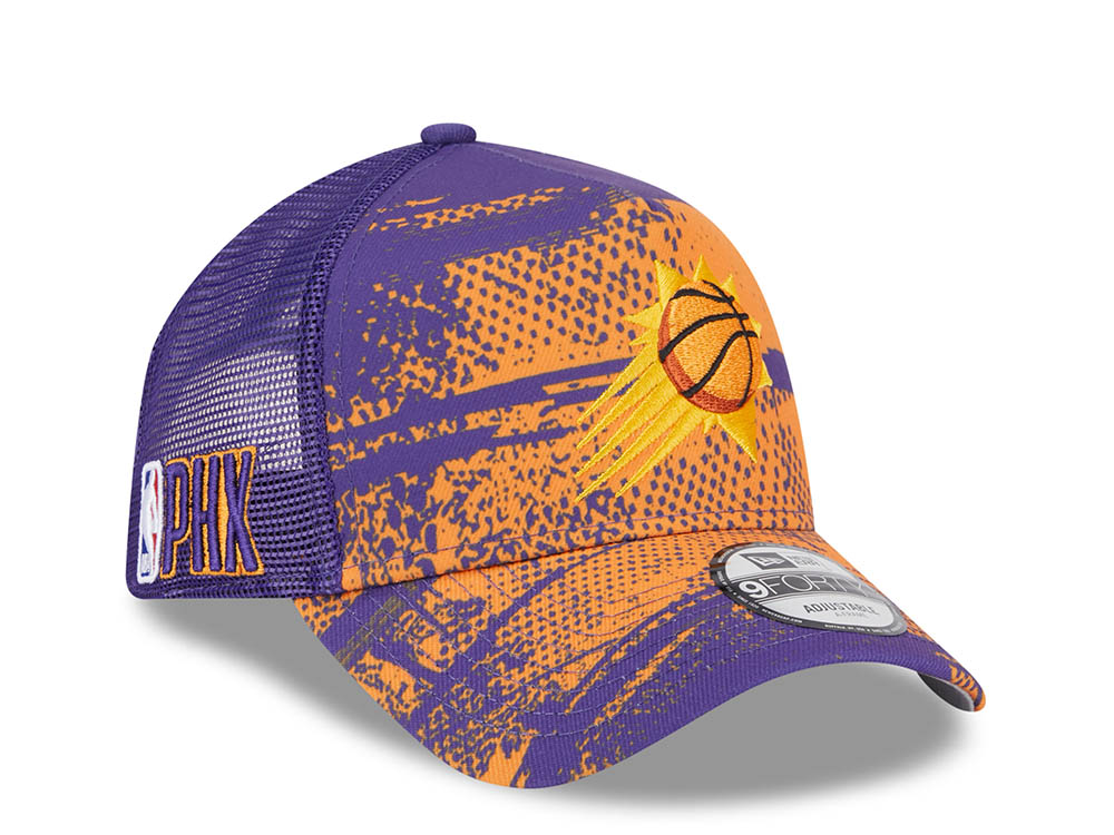 New Era Phoenix Suns NBA Tip Off 2024 Trucker 9Forty A Frame Snapback Casquette