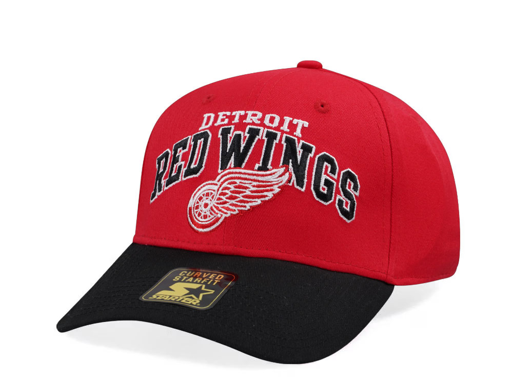 New Era Detroit Red Wings Crowd Pleaser Edition Red Curved Snapback Casquette