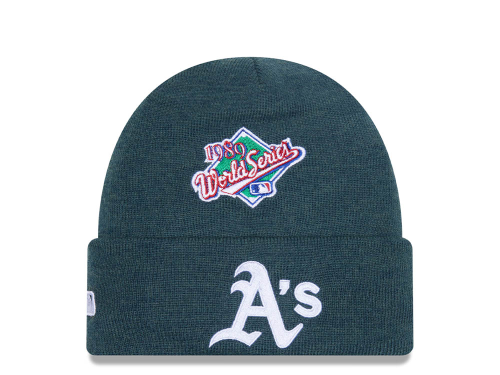 New Era Oakland Athletics Balaclava Green Chapeau