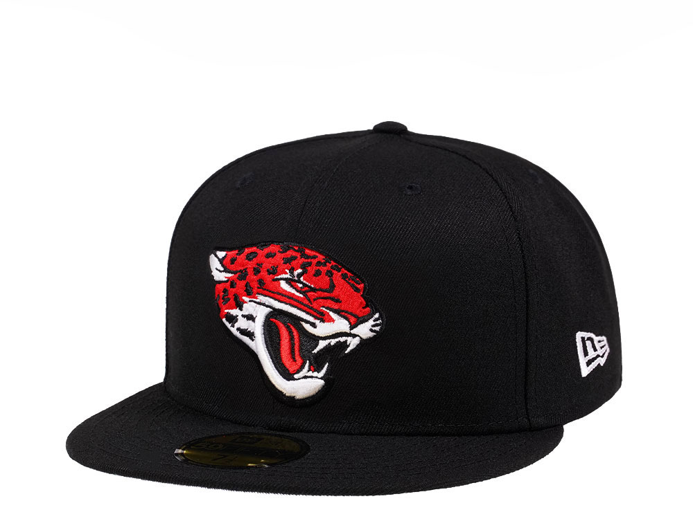 New Era Jacksonville Jaguars Black Crimson Collection 59Fifty Fitted Casquette