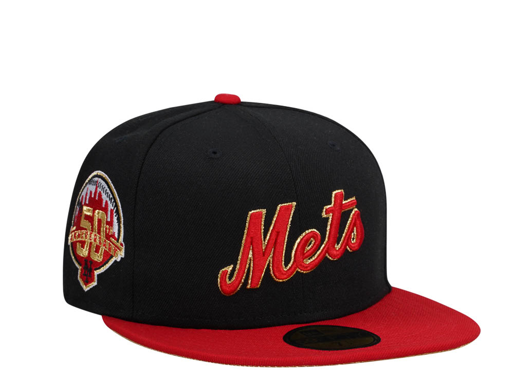 New Era New York Mets 50th Anniversary Sweet Gold Two Tone Edition 59Fifty Fitted Casquette