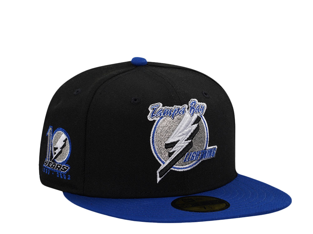 New Era Tampa Bay Lightning 10th Anniversary Throwback Two Tone Edition 59Fifty Fitted Casquette