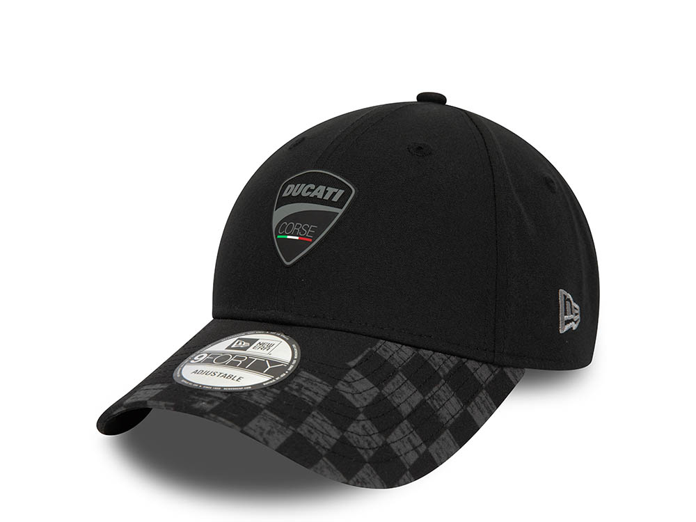 New Era Ducati Motor Logo Black 9Forty Snapback  Casquette