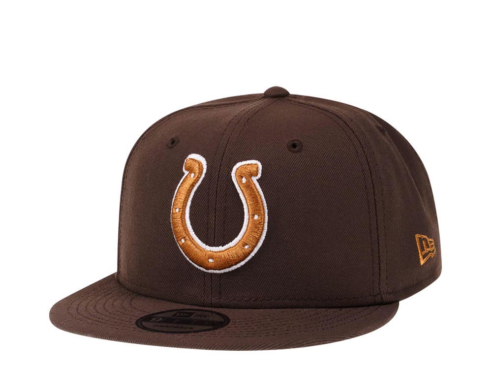 New Era Indianapolis Colts Brown Caramel Edition 9Fifty Snapback Casquette