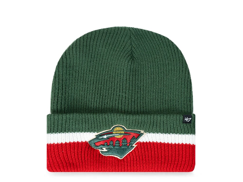 47Brand Minnesota Wild Dark Green Split Chapeaux