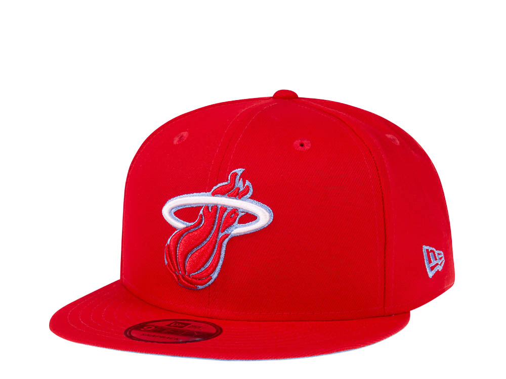 New Era Miami Heat Red Sky Blue Edition 9Fifty Snapback Casquette