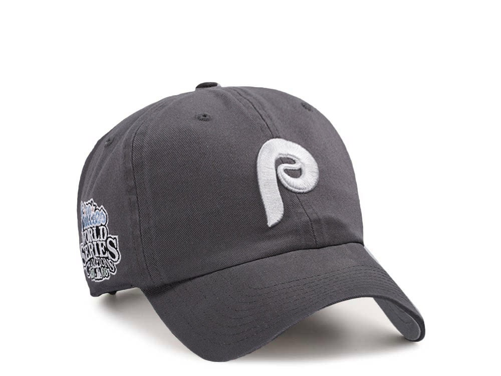 47Brand Philadelphia Phillies World Series Champions 2008 Graphite Clean up Strapback Casquette