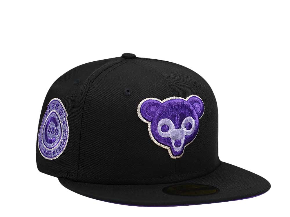 New Era Chicago Cubs All Star Game 1962 Black Purple Edition 59Fifty Fitted Casquette