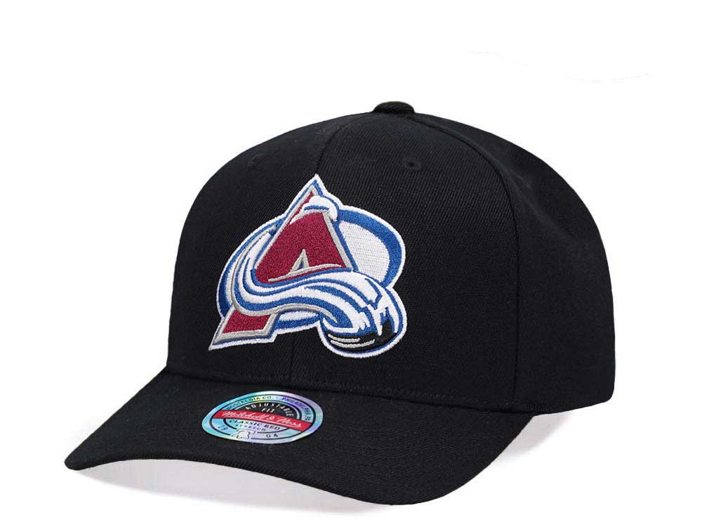 Mitchell & Ness Colorado Avalanche Hardwood Classic Red Flex Update Snapback Casquette