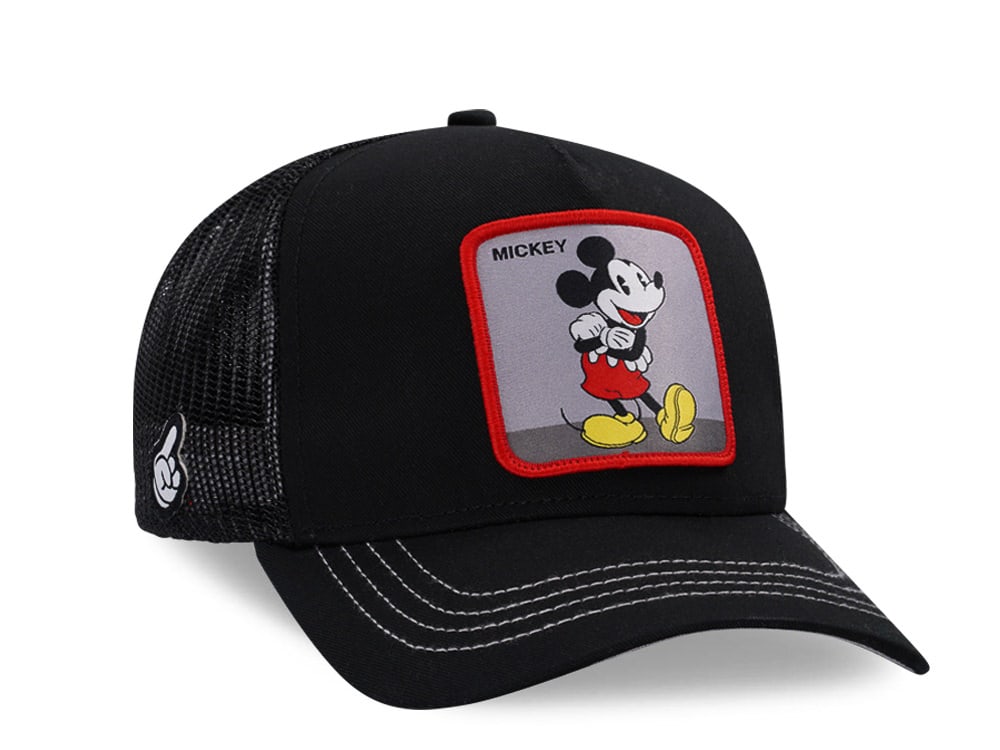 Capslab Disney Mickey Mouse Black Trucker Snapback Casquette