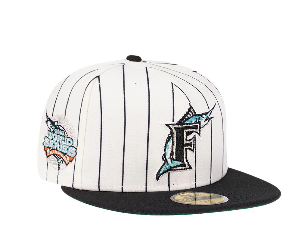 New Era Florida Marlins World Series 2003 Pinstripe Heroes Elite Edition 59Fifty Fitted Casquette