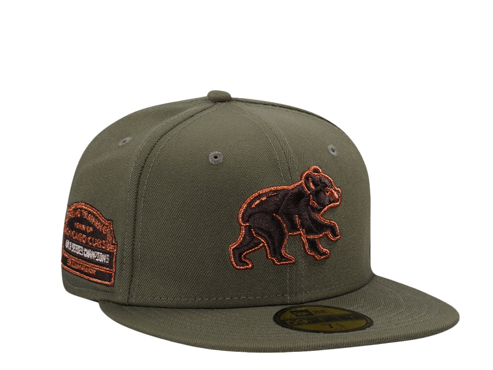 New Era Chicago Cubs Spring Training Sloan Park Olive Copper Prime Edition 59Fifty Fitted Casquette