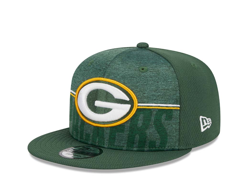 New Era Green Bay Packers NFL Training Camp 23 Green 9Fifty Snapback Casquette