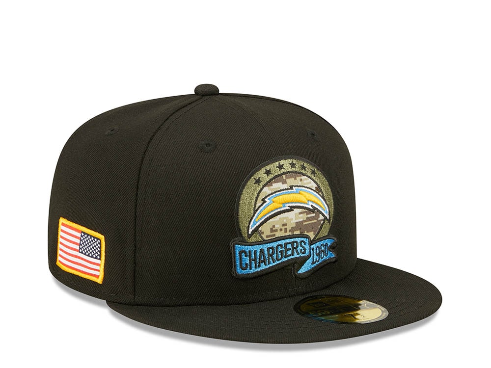 New Era Los Angeles Chargers Salute to Service 2022 Fitted 59Fifty Casquette