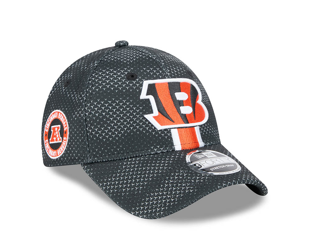 New Era Cincinnati Bengals Sideline 2024 9Forty Stretch Snapback Cappellini