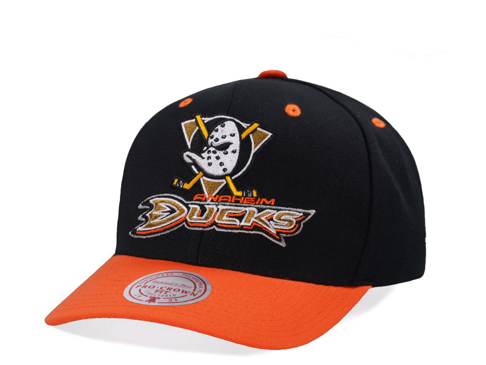 Mitchell & Ness Anaheim Ducks Two Tone Pro Crown Fit Snapback Casquette