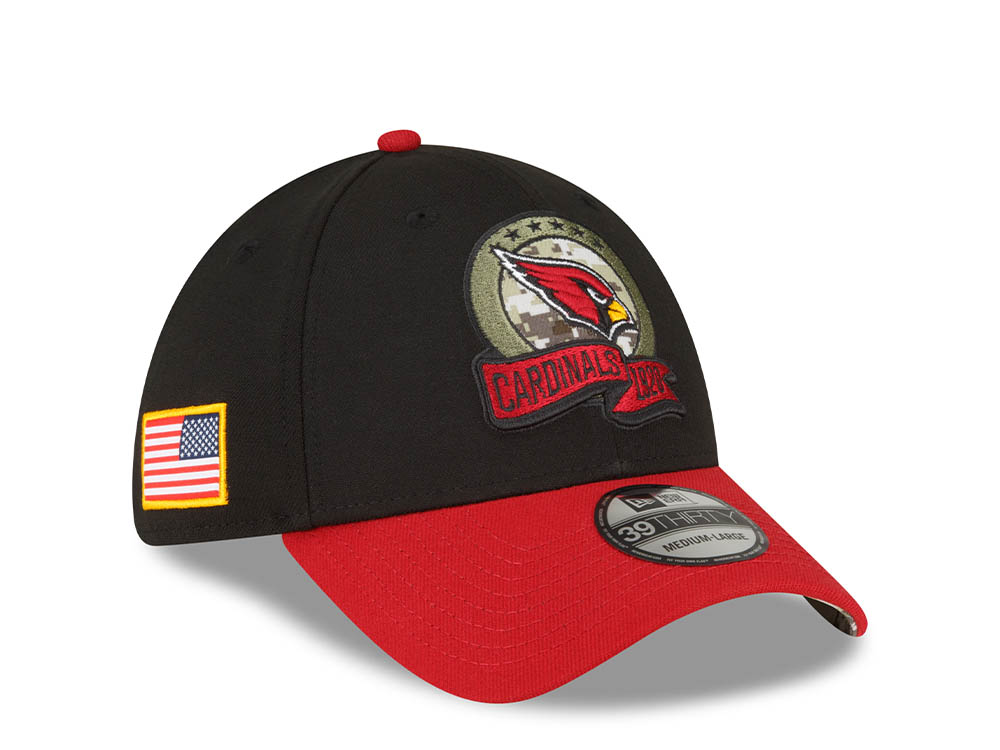 New Era Arizona Cardinals Salute to Service 2022 39Thirty Stretch Casquette