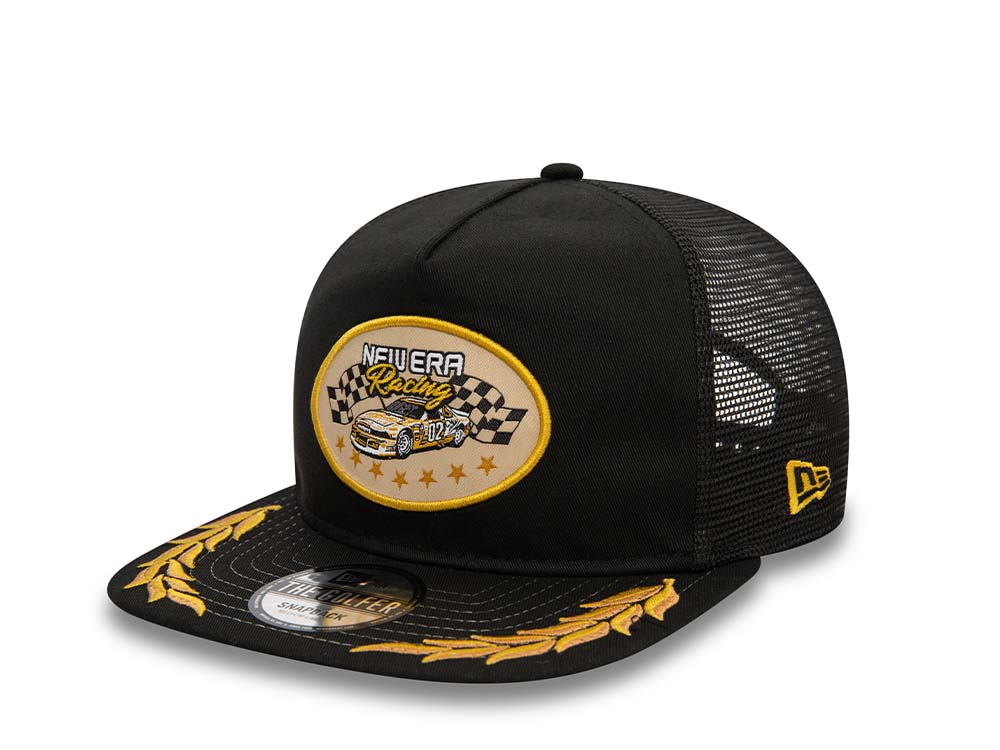 New Era Motorsport Racing Trucker Golfer Snapback Casquette