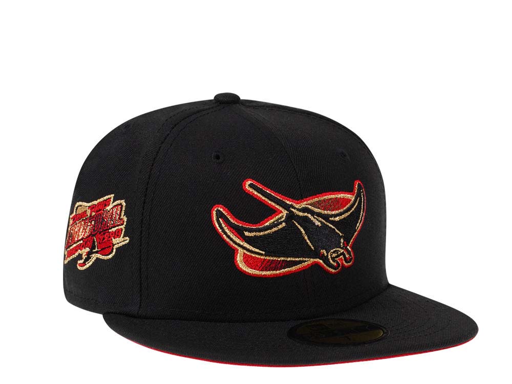 New Era Tampa Bay Rays Inaugural Season 1998 Black Gold Prime Edition 59Fifty Fitted Casquette