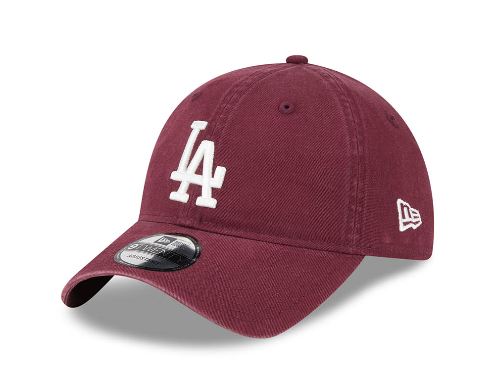 New Era Los Angeles Dodgers Essential League Maroon 9Twenty Strapback Casquette