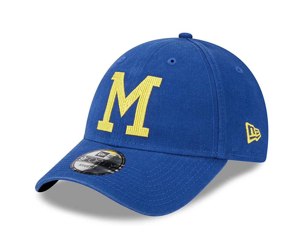 New Era Milwaukee Brewers Coops Blue 9Forty Snapback Casquette