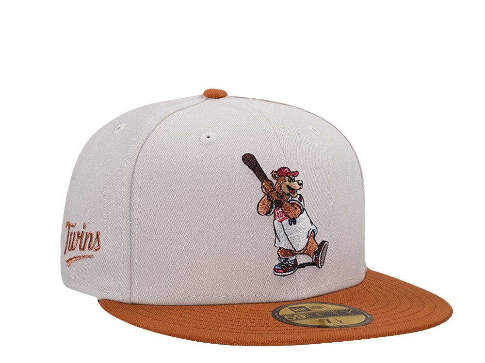 New Era Minnesota Twins Mascot Stone Copper Two Tone Edition 59Fifty Fitted Casquette