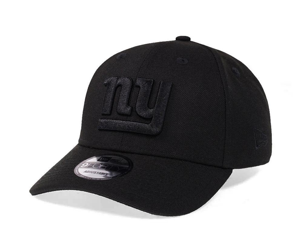 New Era New York Giants All Black 9Forty Snapback Casquette