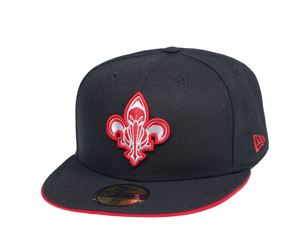 New Era New Orleans Pelicans Red and Grey Edition 59Fifty Fitted Casquettes