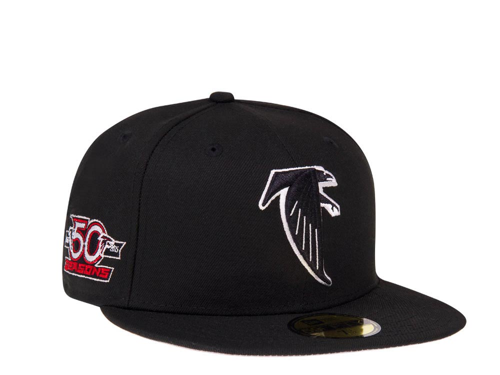 New Era Atlanta Falcons 50 Seasons Black Classic Prime Edition 59Fifty Fitted Casquette