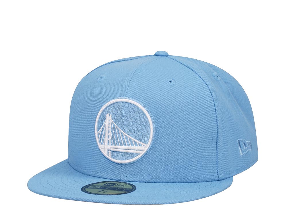 New Era Golden State Warriors Sky Blue Classic Edition 59Fifty Fitted Casquette