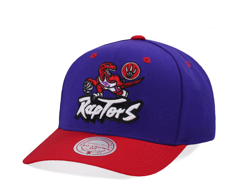 Mitchell & Ness Toronto Raptors Two Tone Pro Crown Fit Snapback Casquette